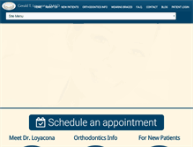 Tablet Screenshot of loyaconaortho.com